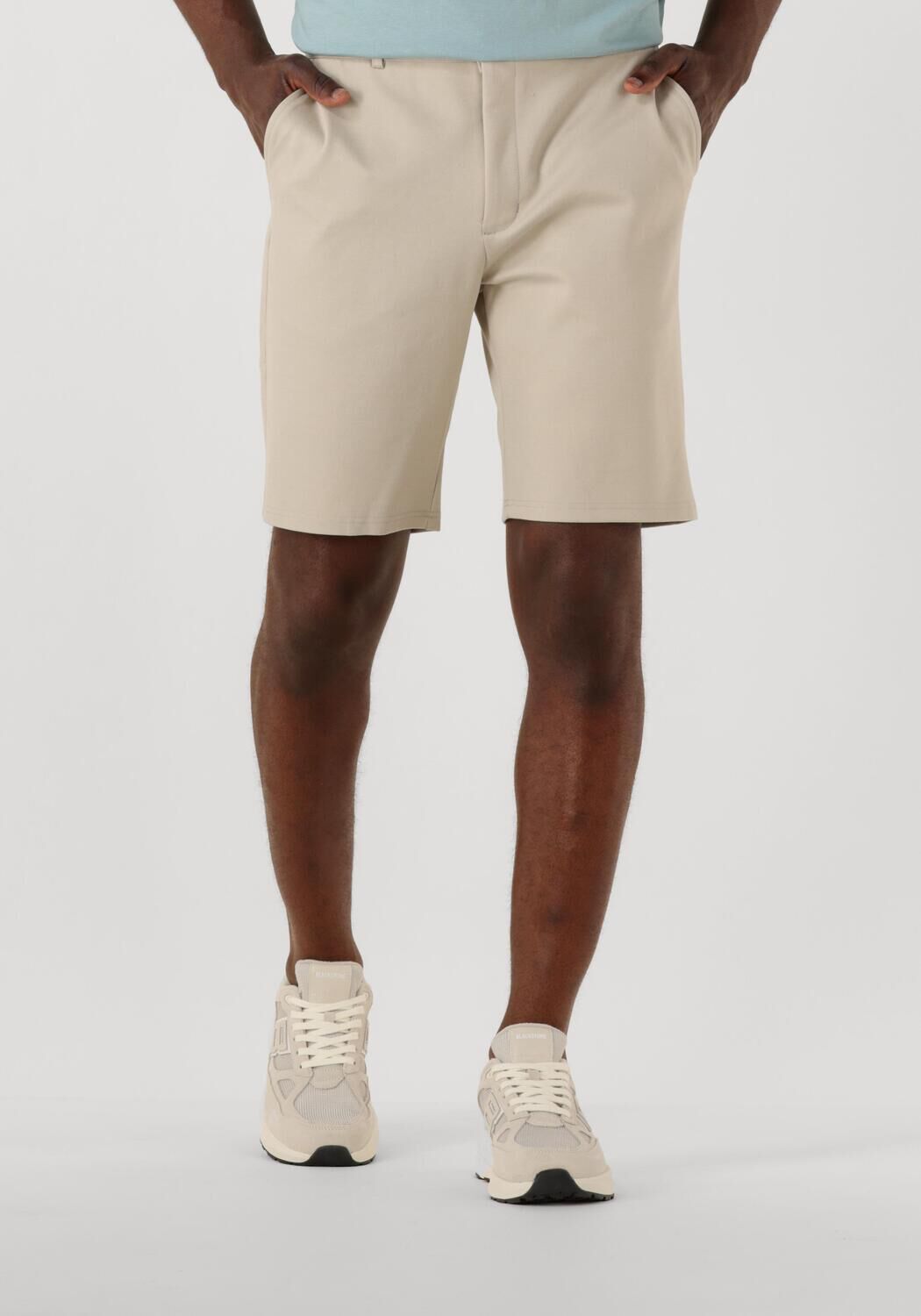 PURE PATH Heren Broeken Slim Fit Smart Shorts Beige