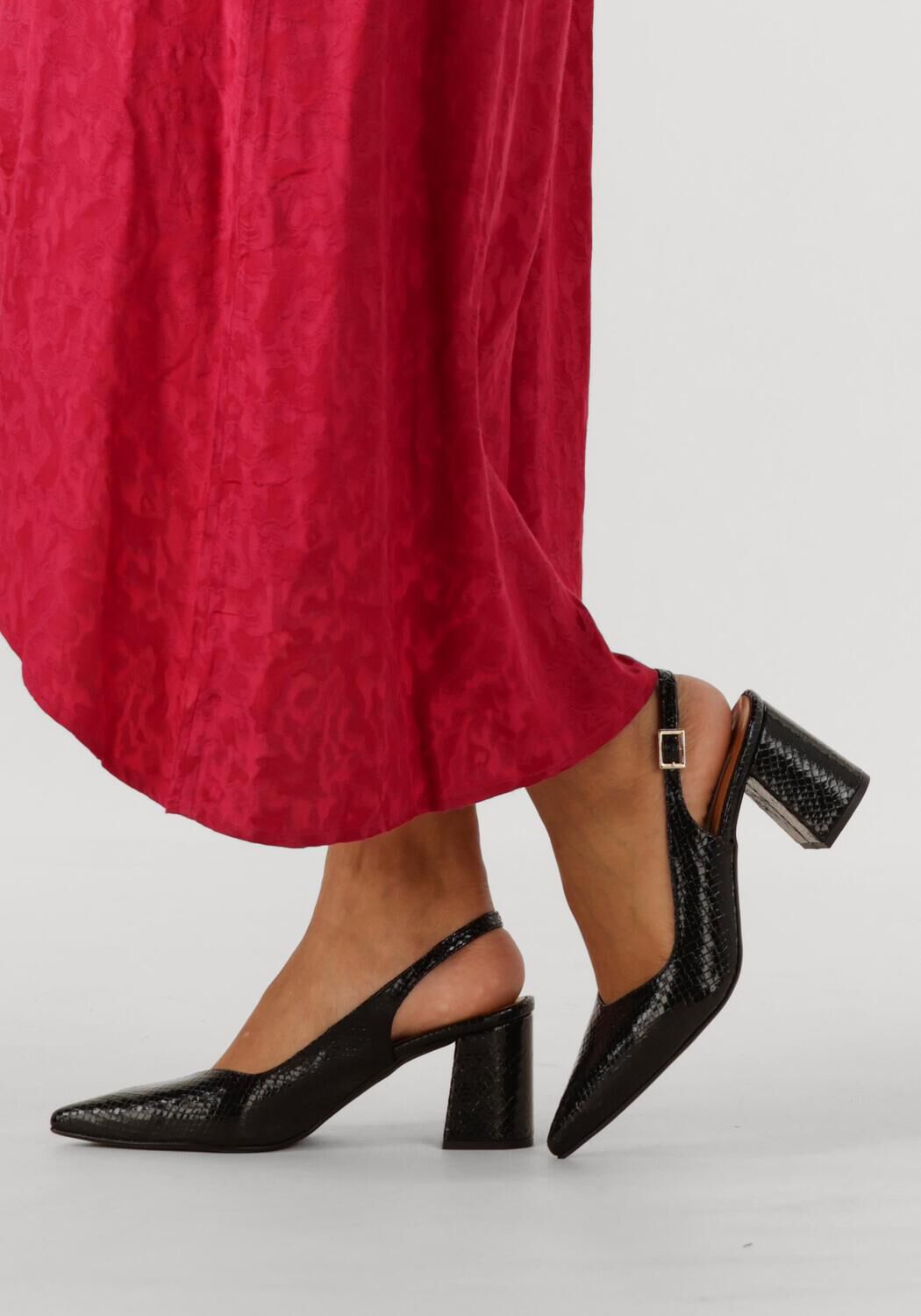 Zwarte NOTRE-V Slingbacks 2315C - large