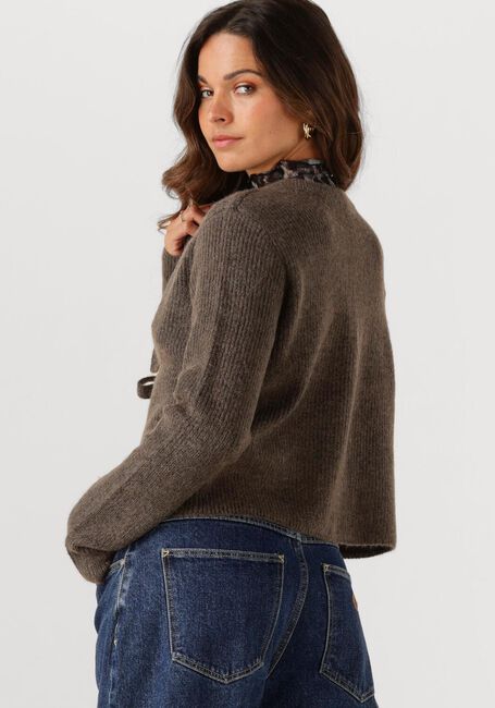 Bruine OBJECT Vest OBJPARVI KNIT CARDIGAN - large