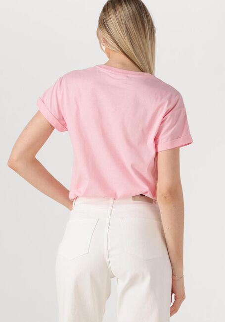 Roze COLOURFUL REBEL T-shirt UNI LOGO BOXY TEE - large