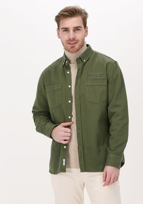 Donkergroene FORÉT Overshirt BEAR - large