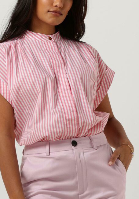 Lichtroze SCOTCH & SODA Blouse EXTENDED SHOULDER ROLL SLEEVE SHIRT - large