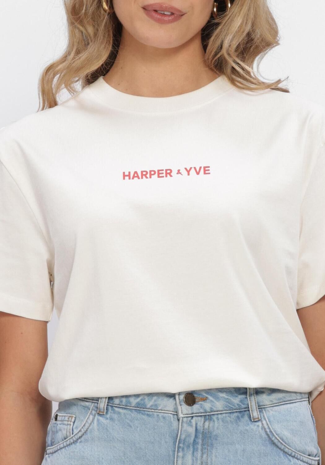 Witte HARPER & YVE T-shirt MEXICANBACK-SS - large