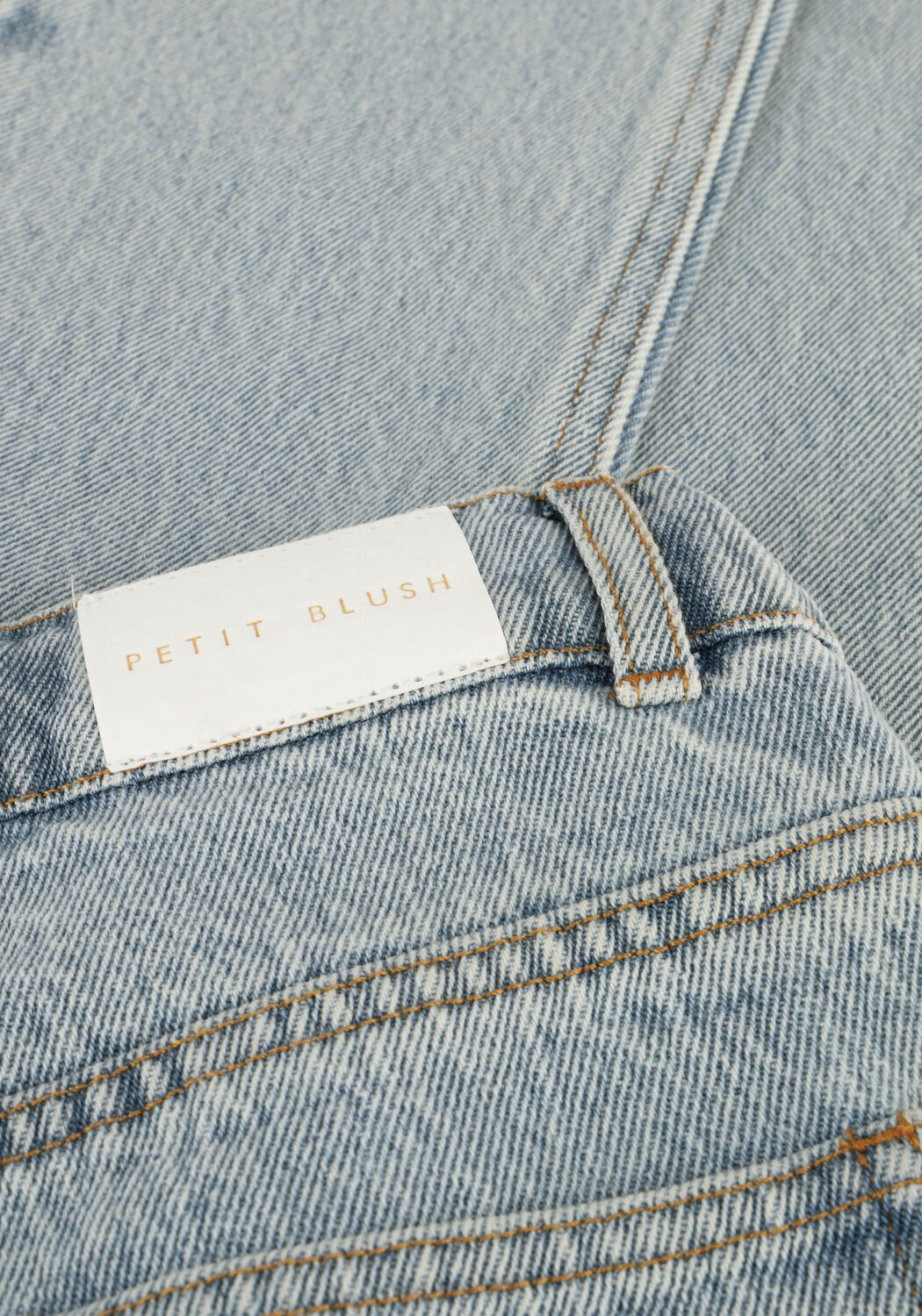 Lichtblauwe PETIT BLUSH Mom jeans BAGGY FIT JEANS - large