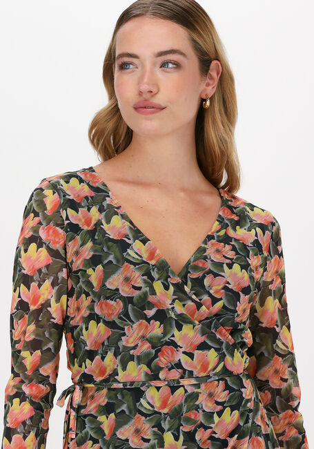 Multi NA-KD Midi jurk OVERLAP MIDI DRESS - large