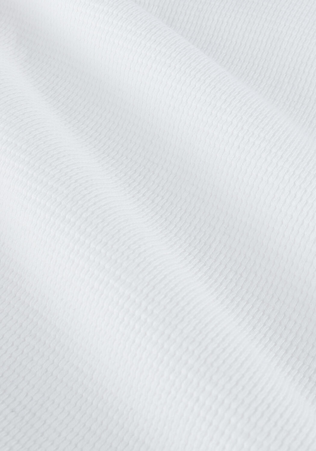 Witte CALVIN KLEIN T-shirt MONOGRAM BADGE WAFFLE SS TEE - large