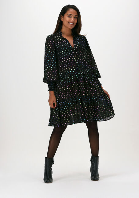 Zwarte NEO NOIR Midi jurk BLUNT DRESS - large