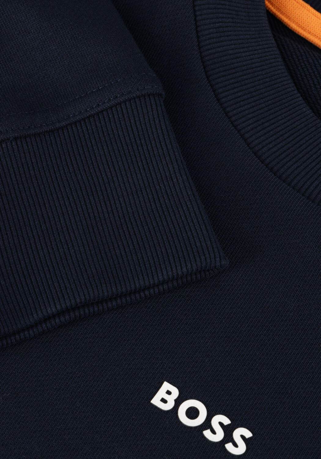 Donkerblauwe BOSS ORANGE Sweater WESMALLCREW 10244192 01 - large