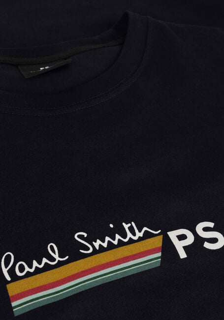 Donkerblauwe PS PAUL SMITH T-shirt MENS REG FIT T SHIRT STRIPE PS PAULSMITH - large