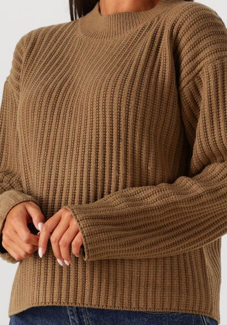 Bruine WITHBLACK Trui WBLPOPPY O-NECK SWEATER - large
