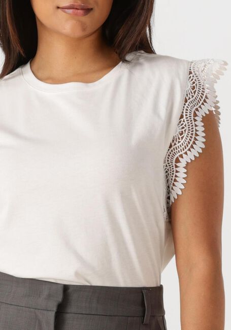 Witte AAIKO T-shirt CORA FANCY CO 144 - large