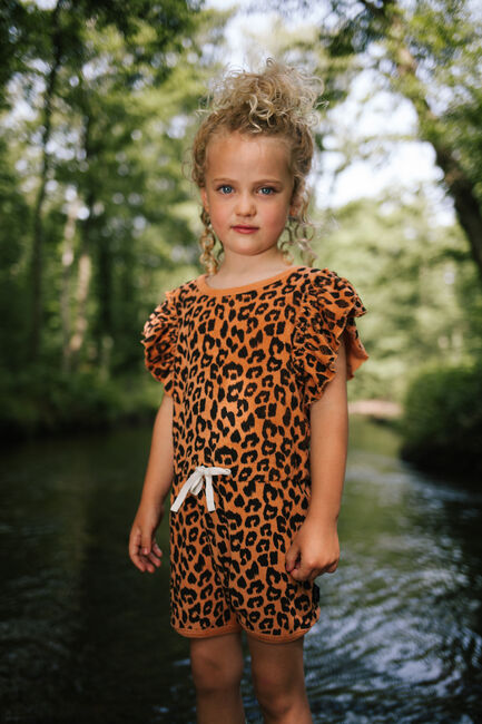 Oranje DAILY BRAT Jumpsuit LEOPARD KOALA SUIT - large