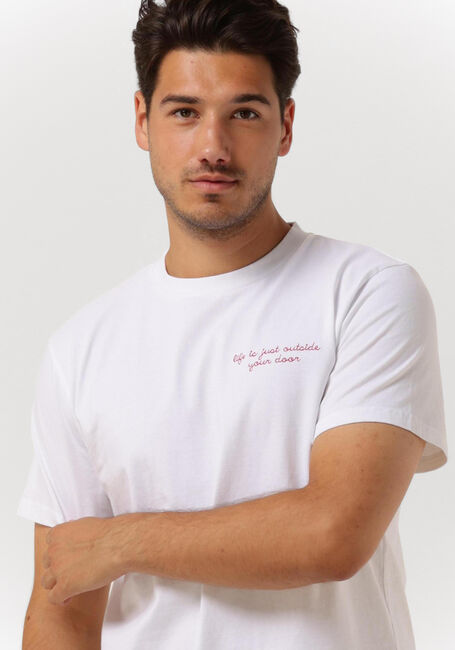 Witte FORÉT T-shirt WAVE T-SHIRT - large