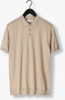 Beige SELECTED HOMME Polo SLHBERG SS KNIT POLO NOOS