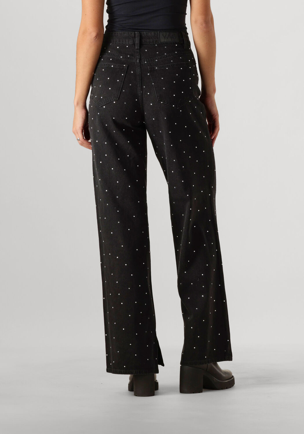 Y.A.S. Dames Jeans Yasrista Hmw Jeans Donkergrijs