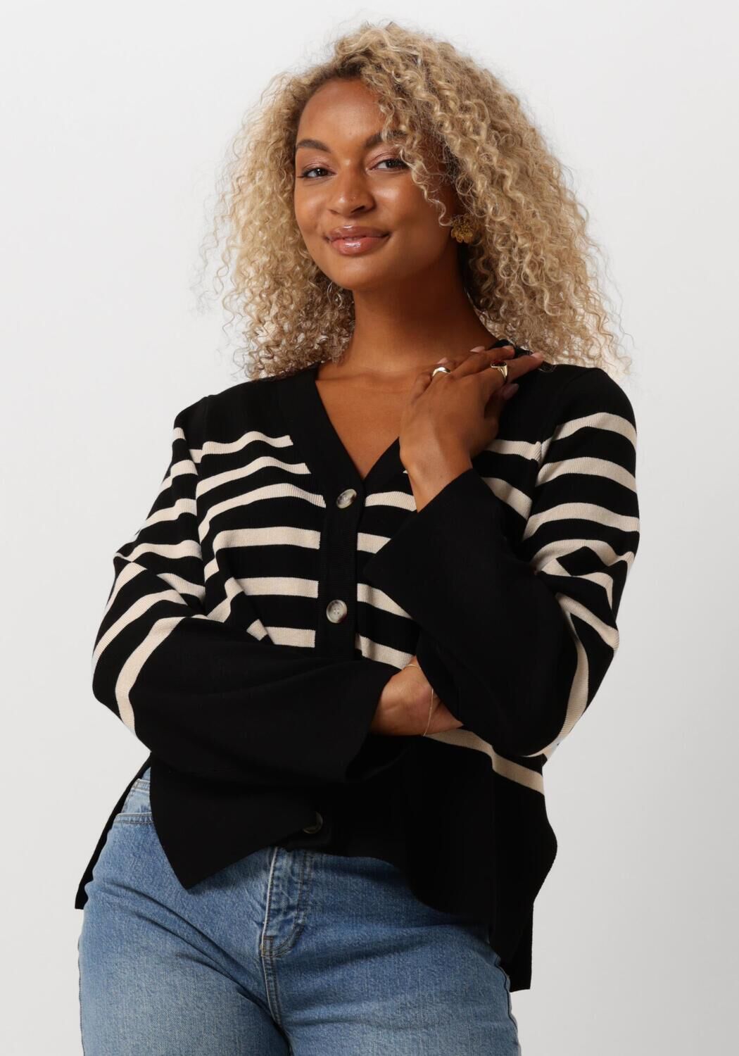 OBJECT Dames Truien & Vesten Objester L s Cardigan Zwart