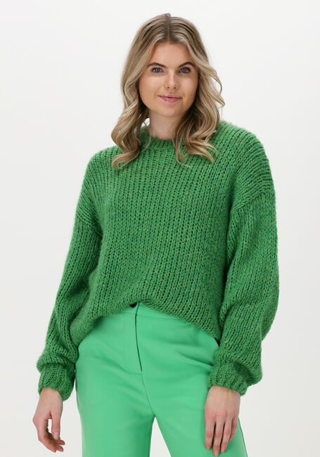 Groene MODSTRÖM Trui VALENTIA O-NECK - large