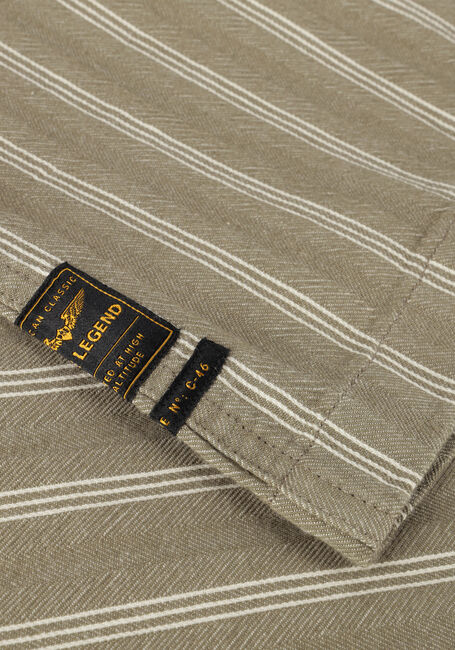 Groene PME LEGEND Casual overhemd LONG SLEEVE SHIRT YARN DYED STRIPE Groene PME LEGEND Casual overhemd LONG SLEEVE SHIRT YARN DYED STRIPE - large