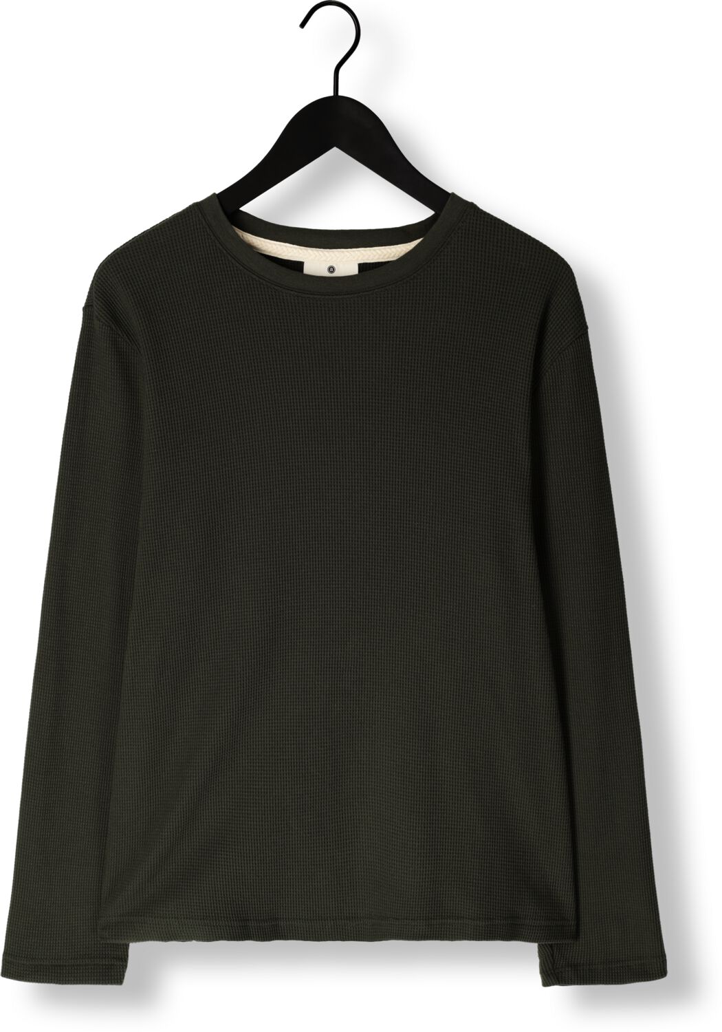 ANERKJENDT Heren Polo's & T-shirts Akkikki L s Waffle Tee Donkergroen