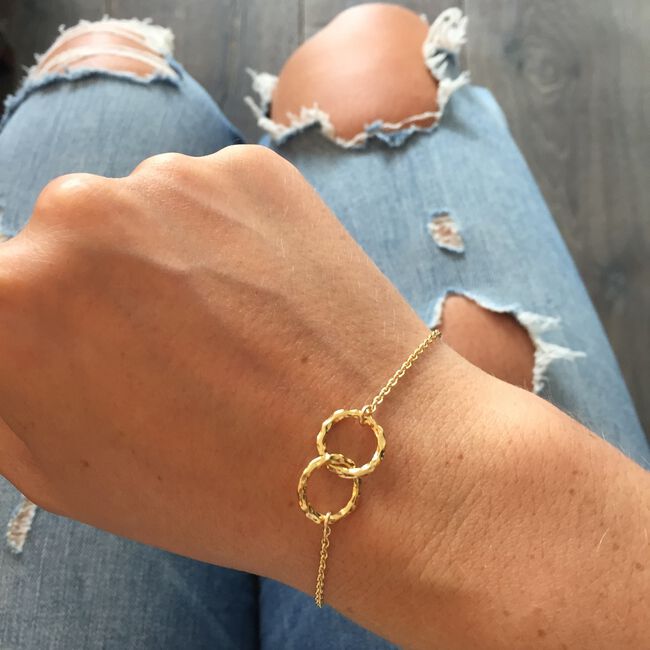 Gouden JEWELLERY BY SOPHIE Armband BRACELET CONNECTED - large