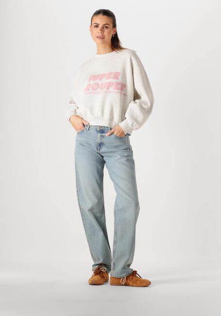 Lichtgrijze BY-BAR Sweater BIBI TROUPER SWEATER - large