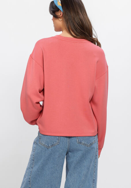 Roze MSCH COPENHAGEN Sweater MSCHILLIANA IMA Q SWEATSHIRT - large