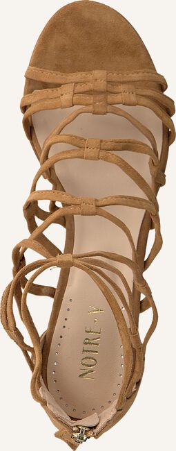 Cognac NOTRE-V Platte sandalen 45395 Cognac NOTRE-V Platte sandalen 45395 - large
