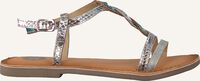 Zilveren GIOSEPPO Platte sandalen VOEREN - medium