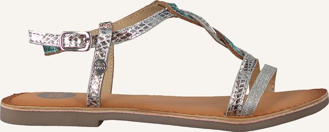 Zilveren GIOSEPPO Platte sandalen VOEREN Zilveren GIOSEPPO Platte sandalen VOEREN - large