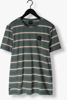 Groene PME LEGEND T-shirt SHORT SLEEVE R-NECK YD STRIPE JERSEY