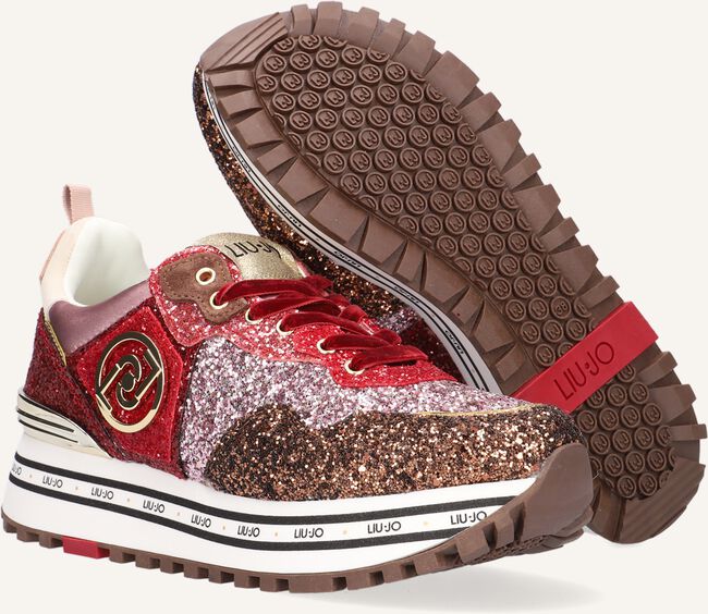 Rode LIU JO Lage sneakers MAXI WONDER 1 Rode LIU JO Lage sneakers MAXI WONDER 1 - large