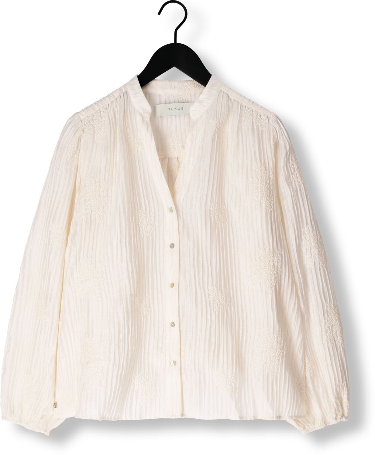 NUKUS Dames Blouses Daan Blouse Gebroken Wit