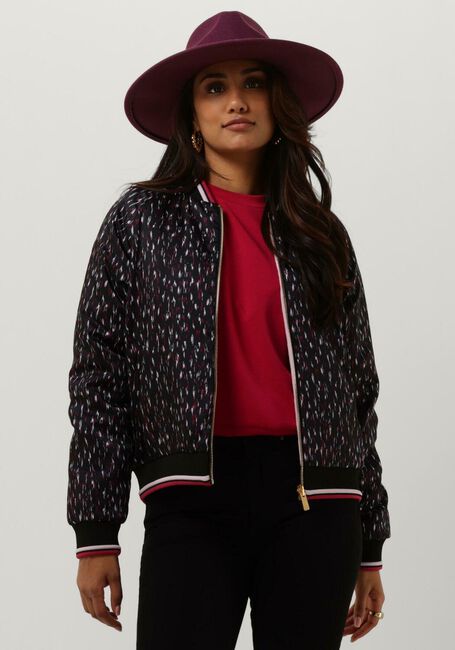 Zwarte SCOTCH & SODA Jack PRINTED REVERSIBLE BOMBER JACKET WITH PADDING - large