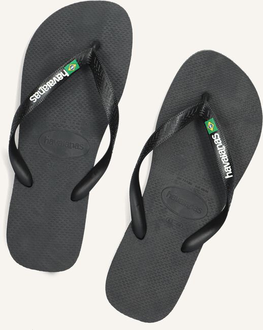Zwarte HAVAIANAS Teenslippers BRASIL LOGO Zwarte HAVAIANAS Teenslippers BRASIL LOGO - large