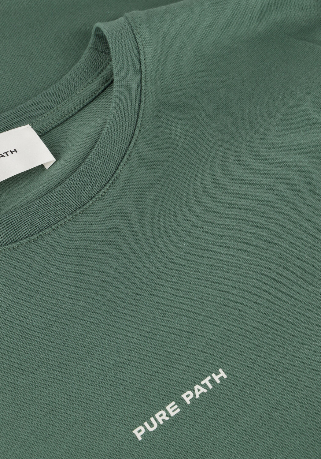 Groene PURE PATH T-shirt REGULAR FIT CREWNECK SS T-SHIRTS - large