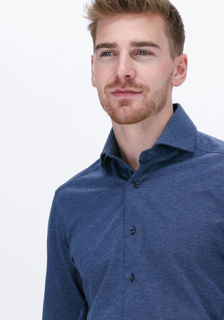 Blauwe PORTO MILANO Casual overhemd FARO - large