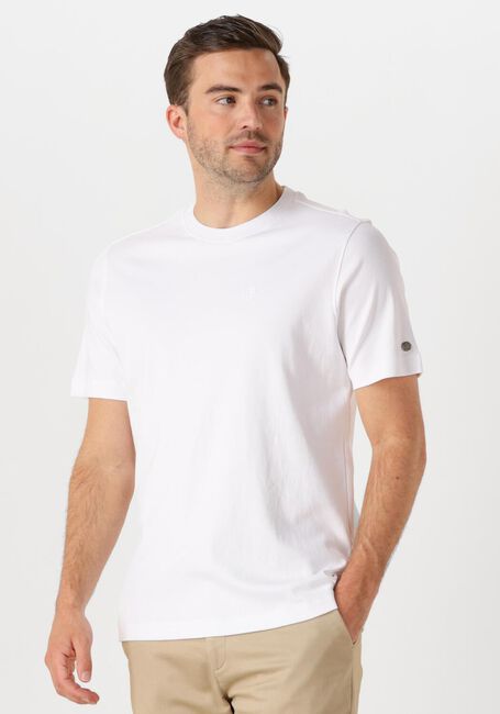 Witte CAST IRON T-shirt CREWNECK REGULAR FIT INTERLOCK ESSENTIAL - large