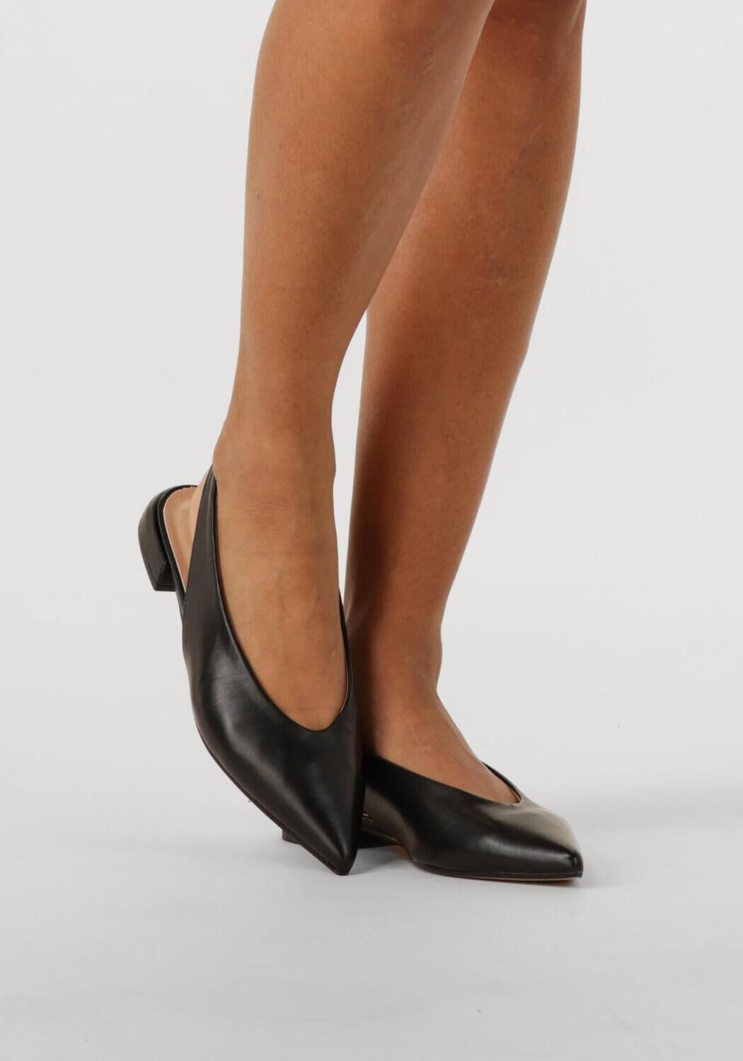 Zwarte NOTRE-V Slingbacks 12218 - large