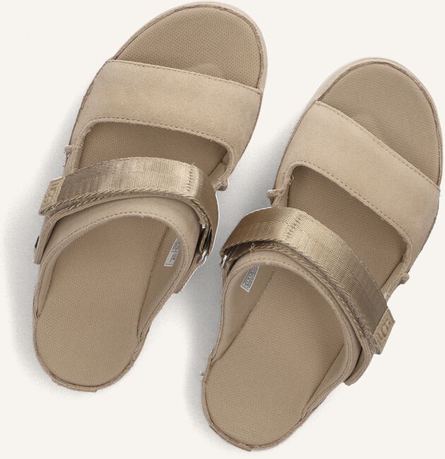 Beige UGG Platte sandalen K GOLDENSTAR GLIDE Beige UGG Platte sandalen K GOLDENSTAR GLIDE - large