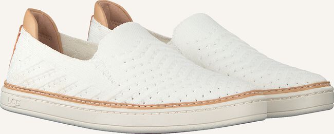 Witte UGG Instappers SAMMY CHEVRON Witte UGG Instappers SAMMY CHEVRON - large