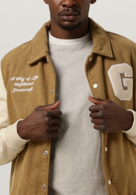 Bruine GOOSECRAFT Jack GC VARSITY JACKET - large