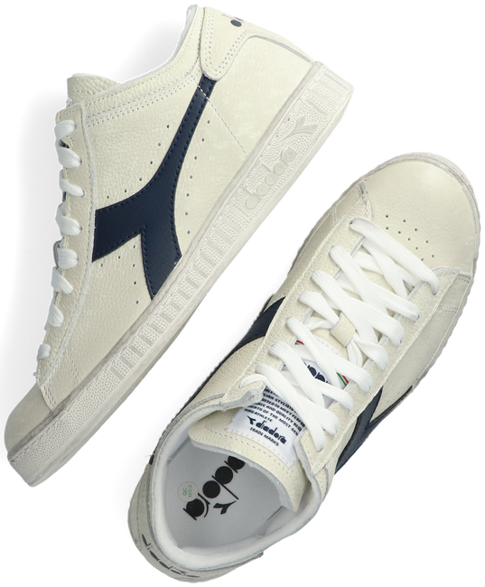 Witte DIADORA Hoge sneaker GAME L WAXED ROW CUT Omoda