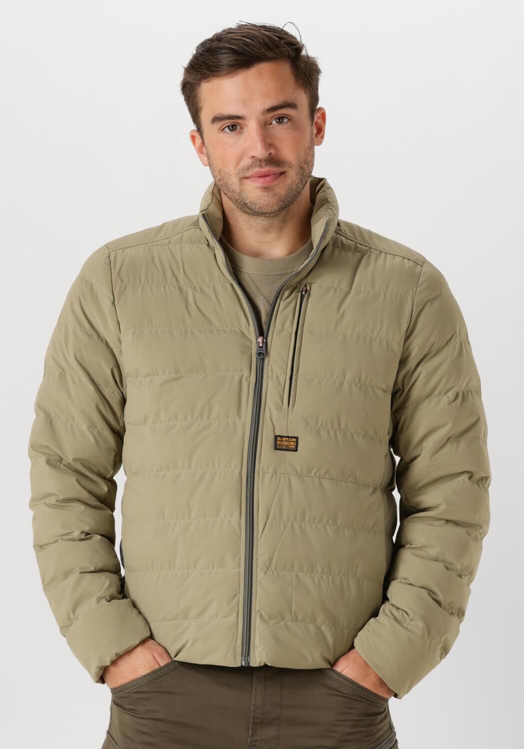 G-STAR RAW Heren Jassen Foundation Liner Jkt Khaki
