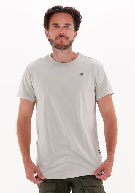 Lichtgrijze G-STAR RAW T-shirt LASH R T S\S - large