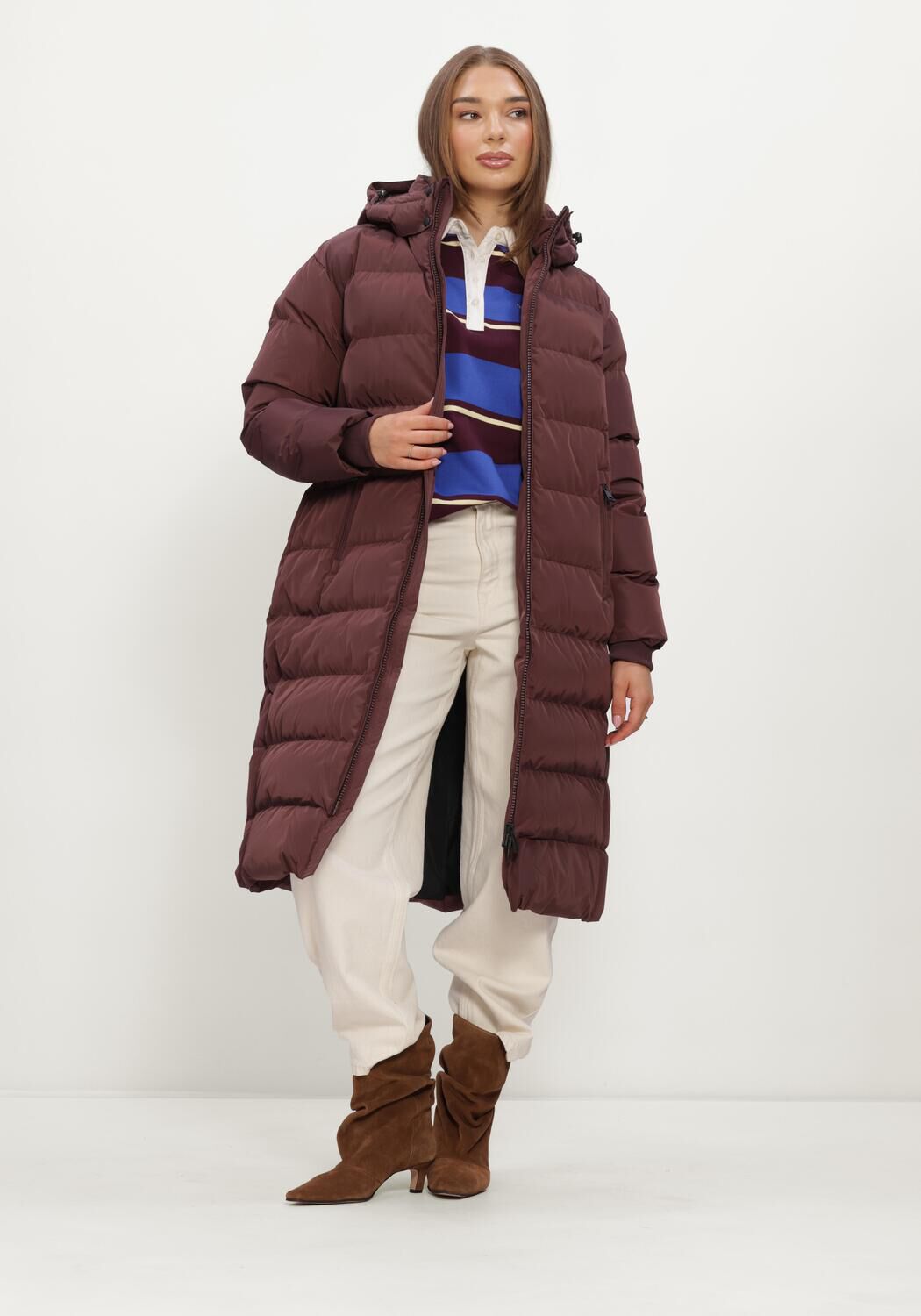 Bordeaux AIRFORCE Gewatteerde jas GRACE JACKET - large