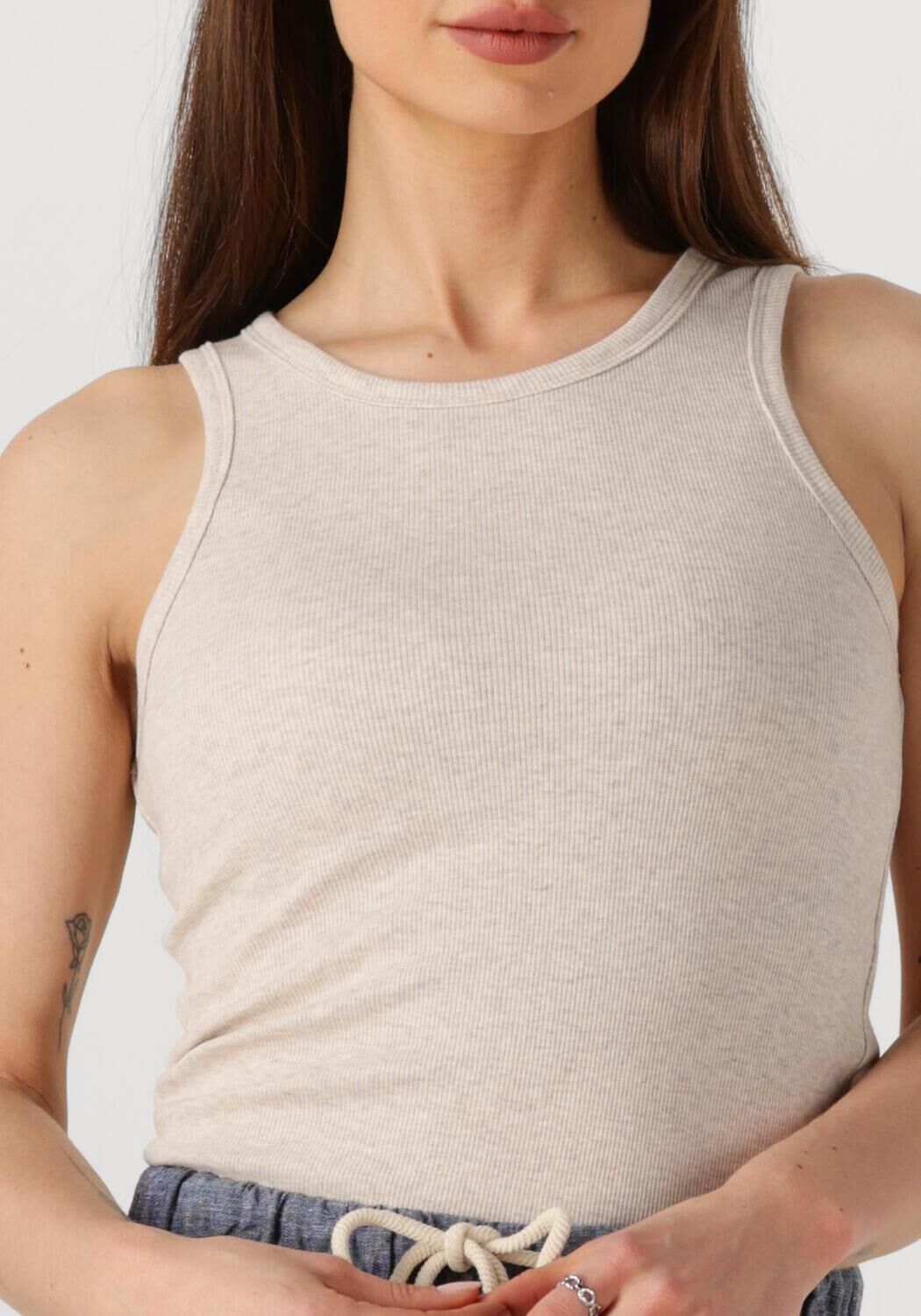 WITHBLACK Dames Tops & T-shirts Wbldordi Tank Ecru