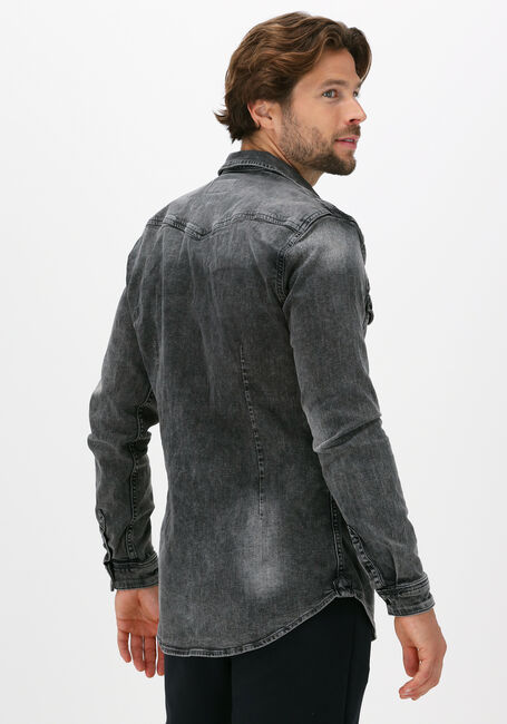 Grijze PUREWHITE Casual overhemd 21030219 - large