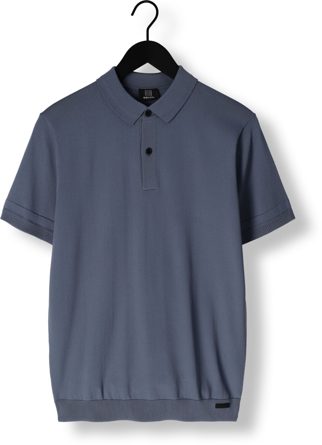 GENTI Heren Polo's & T-shirts Polo Button Ss K2046-1260 Grijs