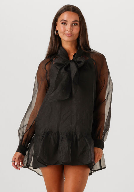 Zwarte NOTRE-V Mini jurk NV-GARANCE - large