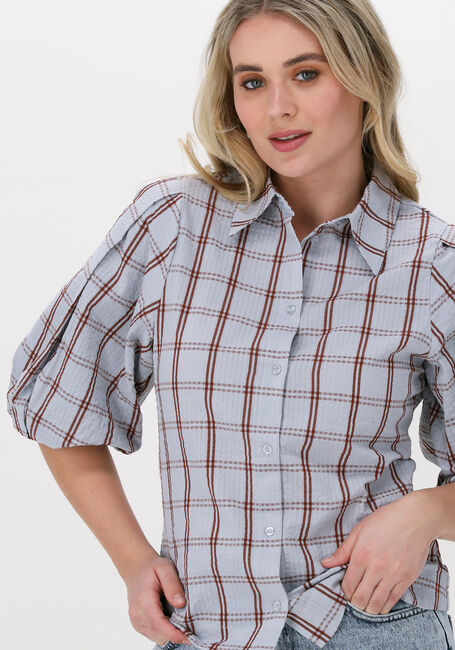 Lichtblauwe ESM&Eacute; STUDIOS Blouses EBONY 2/4 SHIRT - large